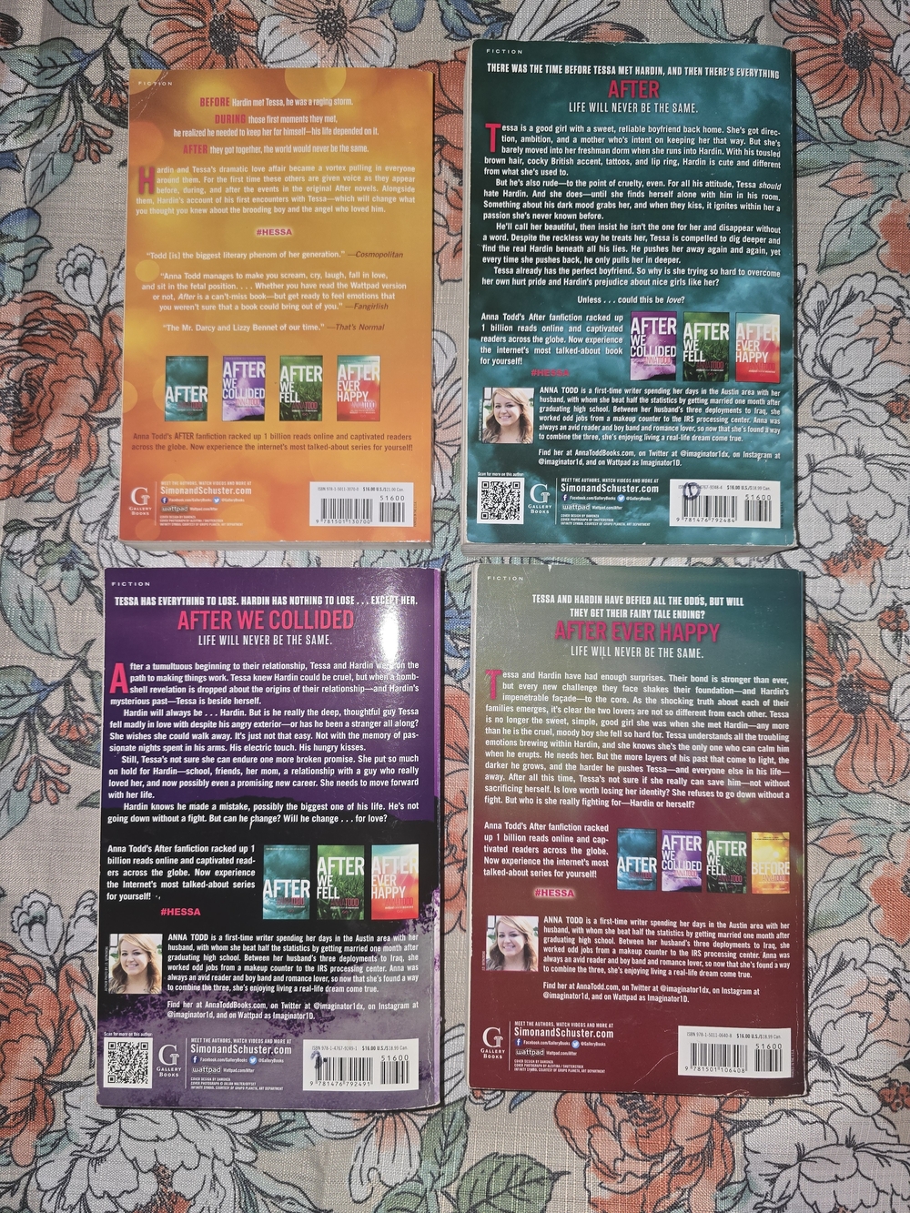 'After' Series Book Set - Colorful Paperback Collection - Picture 2 of 2